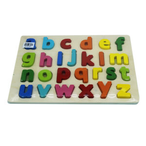 Wooden three-dimensional Alphanumeric Puzzle