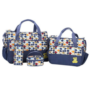 5PCS Baby Diaper bag One Shoulder Baby Bags 8816E