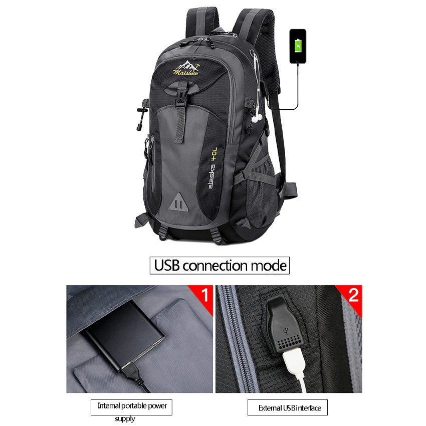 Waterproof Outdoor Backpack Hiking Camping Travel Bag Sports Rucksack AC1 - Image 6