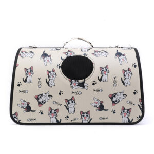 Foldable Portable Pet Carrier Bag Cat Dog Travel Cage BBCarrierMeow