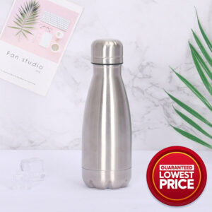 Single Layer Coke Bottle Stainless Steel Sports Water Bottle