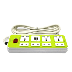 25A Universal Power Socket USB Extension Cord