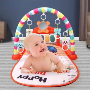Baby pedal piano newborn fitness rack music light crawling mat