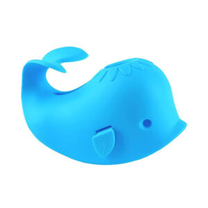Silicone whale faucet protective cover for children bathing
